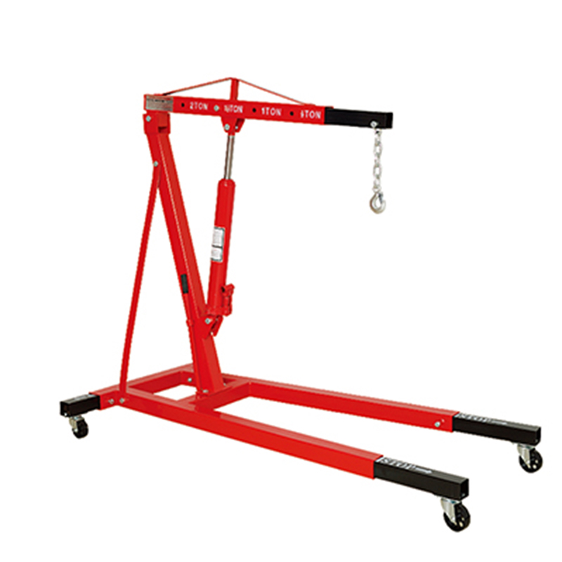 Creeper Suppliers –1,2,3ton hydraulic car shop crane – Shuntian detail pictures